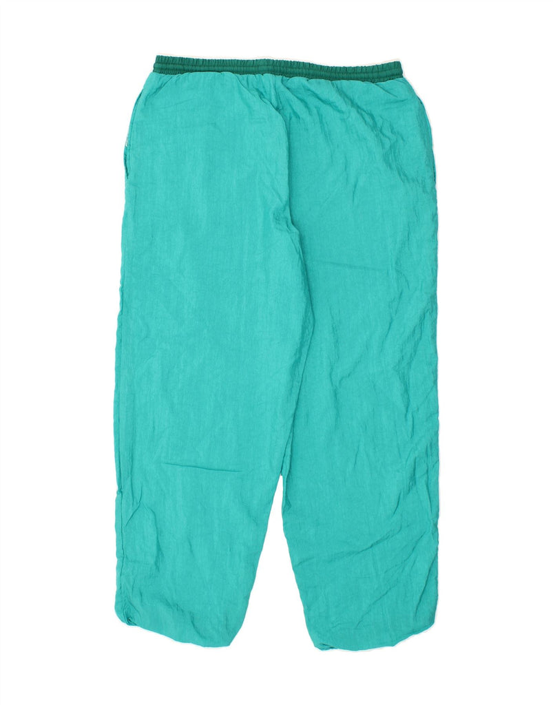 VINTAGE Mens Tracksuit Trousers XL  Turquoise Polyester Vintage Vintage and Second-Hand Vintage from Messina Hembry 