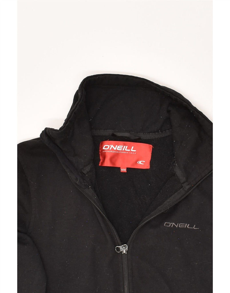 O'NEILL Womens Tracksuit Top Jacket UK 14 Medium Black Polyester Vintage O'Neill and Second-Hand O'Neill from Messina Hembry 