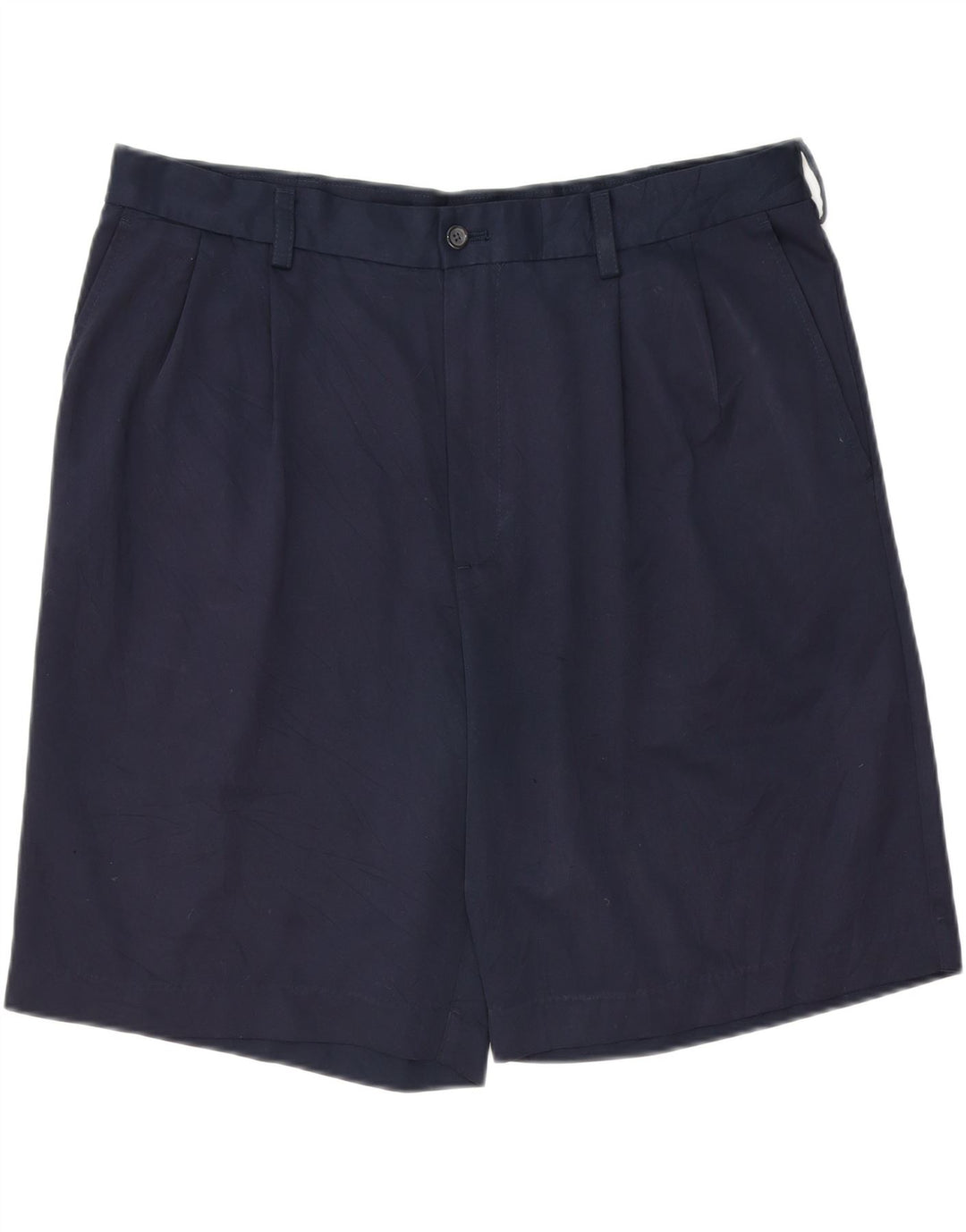 IZOD Mens Golf Pegged Chino Shorts W38 XL  Navy Blue Polyester Vintage Izod and Second-Hand Izod from Messina Hembry 