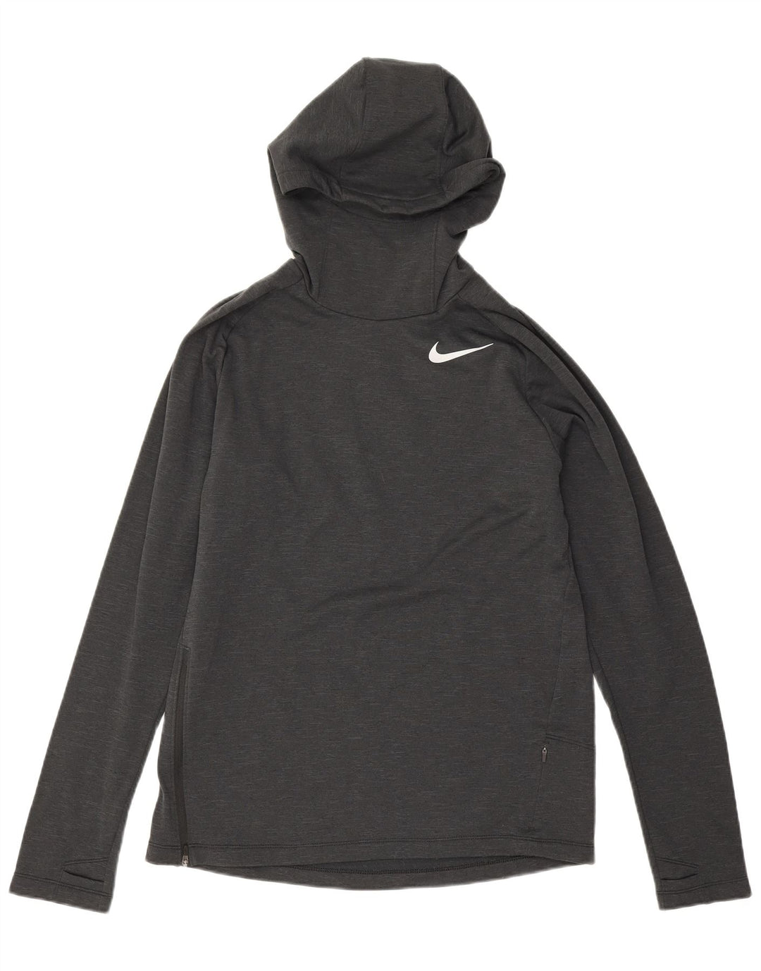 Nike Mens Dri Fit Hoodie Jumper Medium Black Polyester