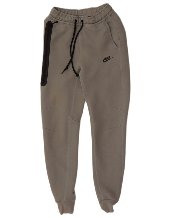 Nike Mens Tracksuit Trousers Joggers XS Grey Colourblock Cotton