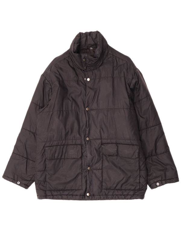 Egon Von Furstenberg Mens Padded Jacket UK 40 Large Black