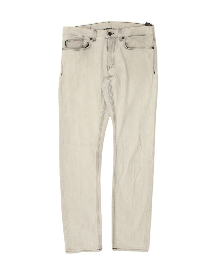 CALVIN KLEIN Womens Stretch Slim Jeans W32 L32 Grey Vintage Calvin Klein and Second-Hand Calvin Klein from Messina Hembry 