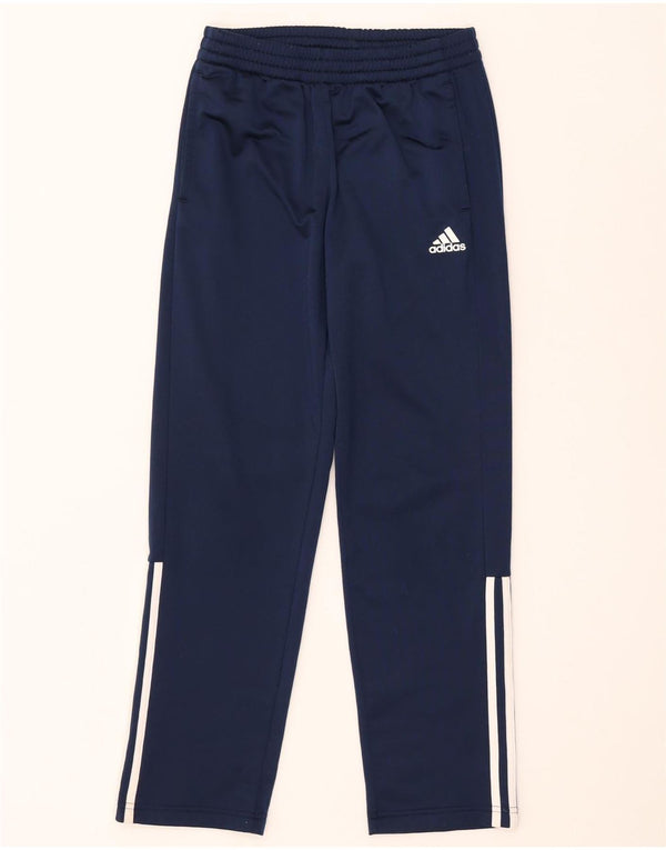 Adidas Boys Tracksuit Trousers 11-12 Years  Navy Blue Polyester