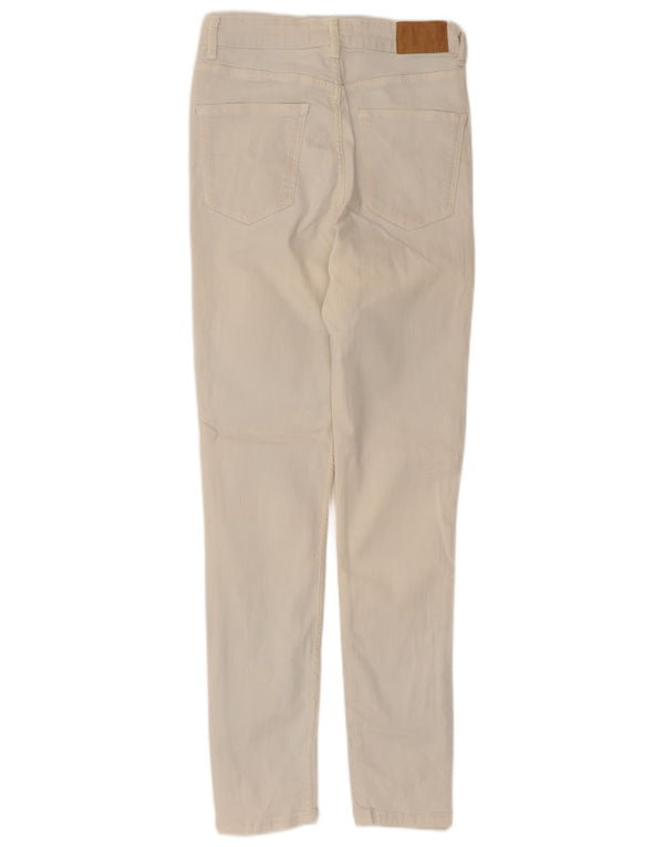 Zara Womens Skinny Jeans EU 38 Small W28 L27 White Cotton
