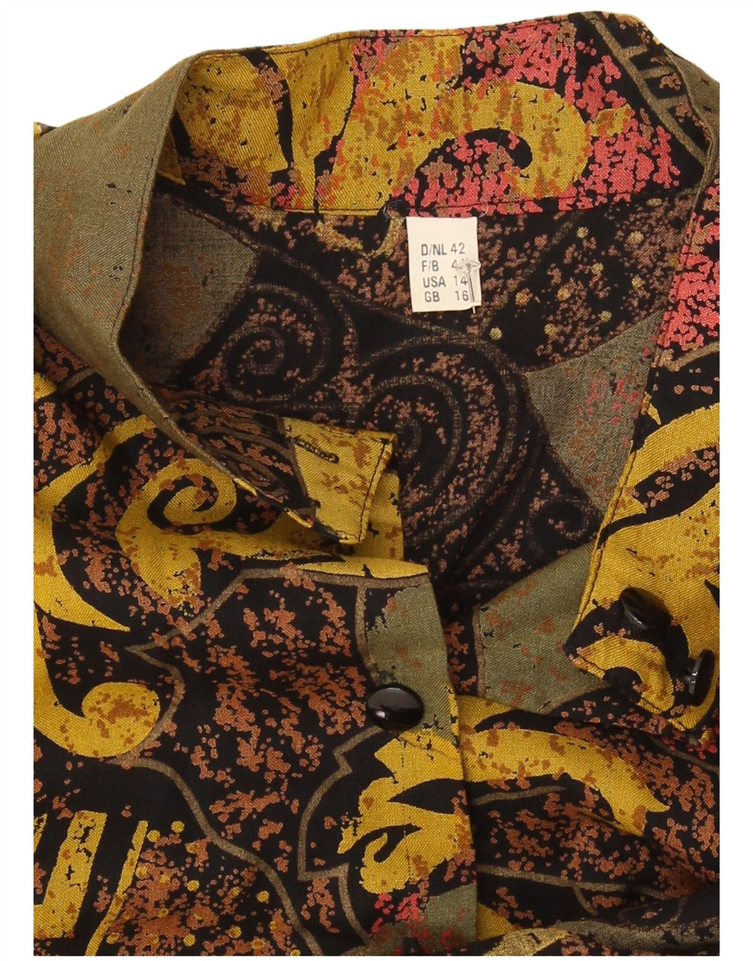 Vintage Womens Maxi Dress UK 16 Large Multicoloured Paisley