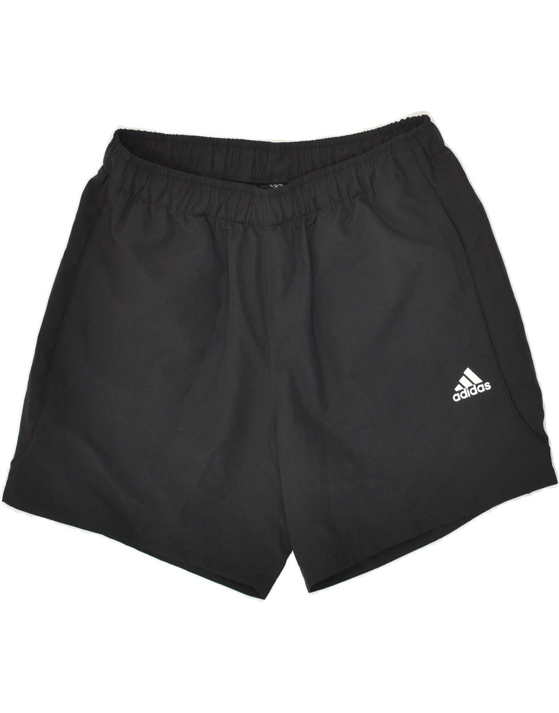 ADIDAS Mens Climalite Sport Shorts Medium Black Polyester Vintage Adidas and Second-Hand Adidas from Messina Hembry 