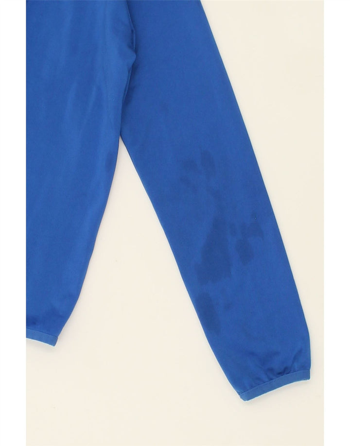 ADIDAS Boys Tracksuit Top Jacket 9-10 Years Blue Colourblock Polyester Vintage Adidas and Second-Hand Adidas from Messina Hembry 