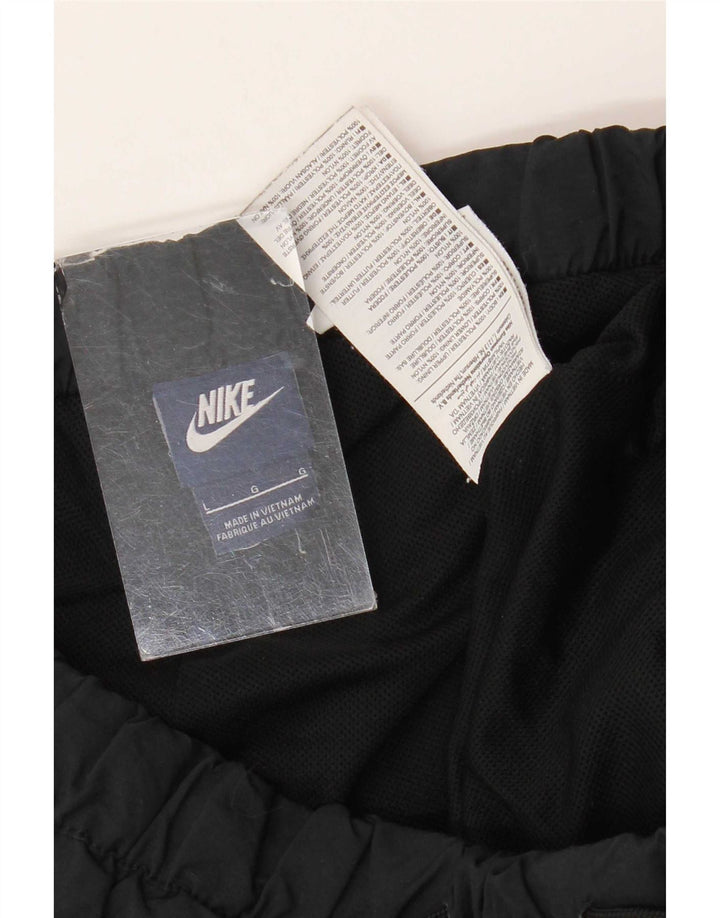 Nike Mens Tracksuit Trousers Joggers Large Black Polyester