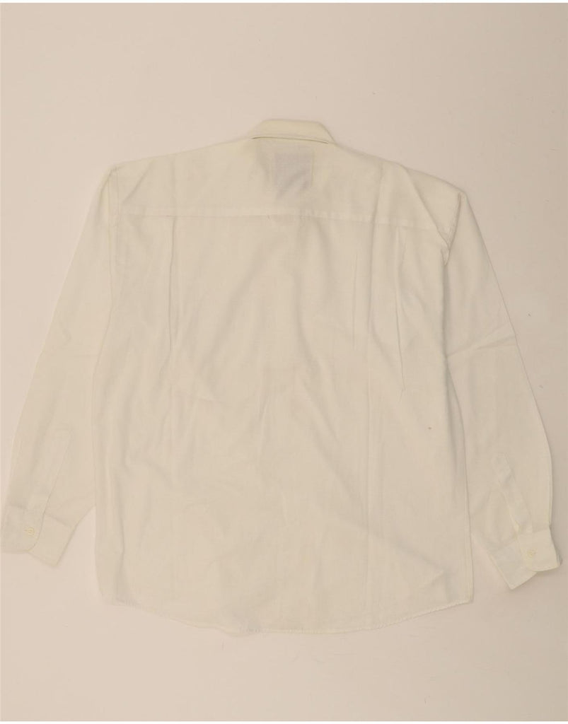 MARIO'S Mens Shirt XL White Vintage Mario's and Second-Hand Mario's from Messina Hembry 