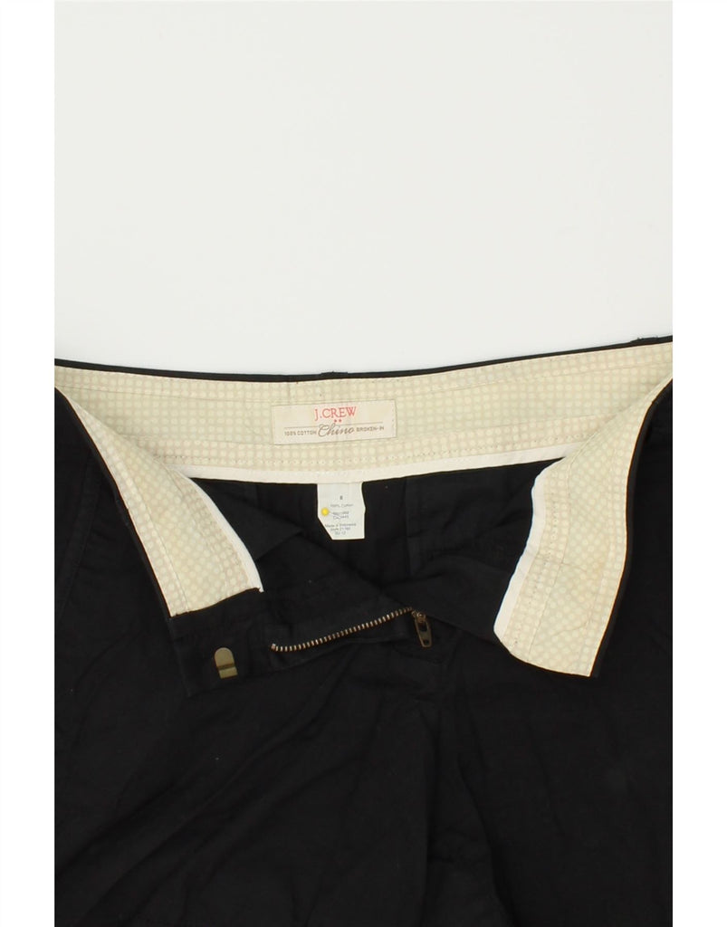 J. CREW Womens Broken In Chino Shorts US 8 Medium W28 Black Cotton | Vintage J. Crew | Thrift | Second-Hand J. Crew | Used Clothing | Messina Hembry 