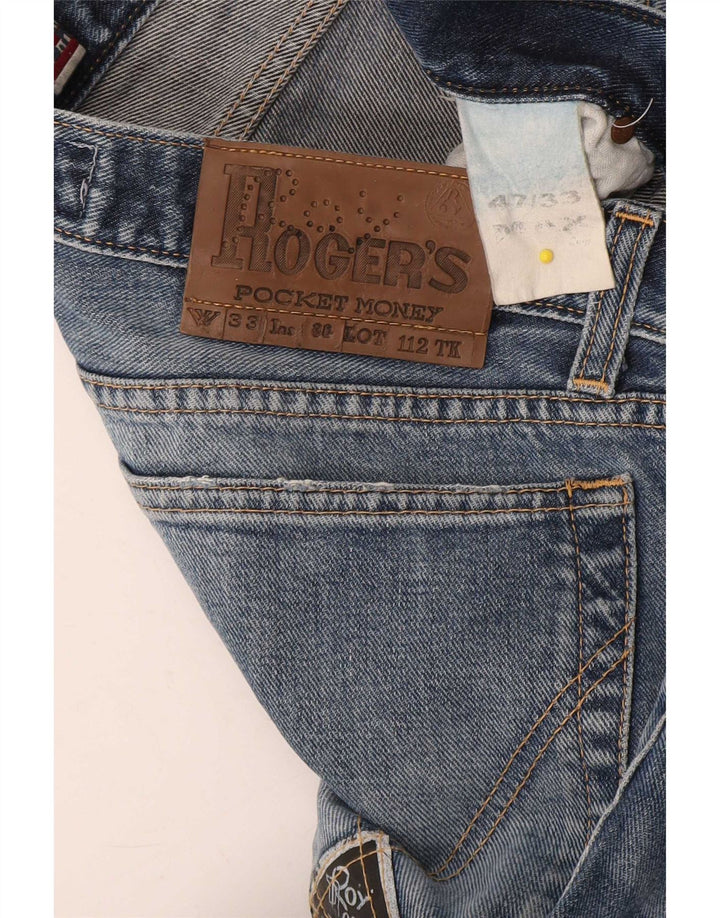 Roy Rogers Mens Straight Jeans W33 L33 Blue