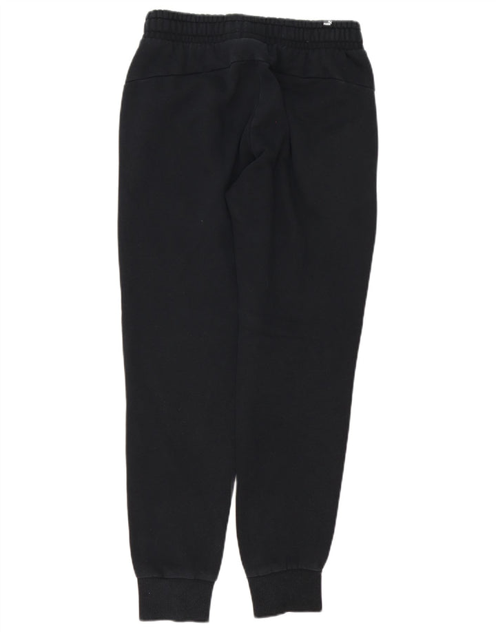 Puma Mens Tracksuit Trousers Joggers Small Black Cotton
