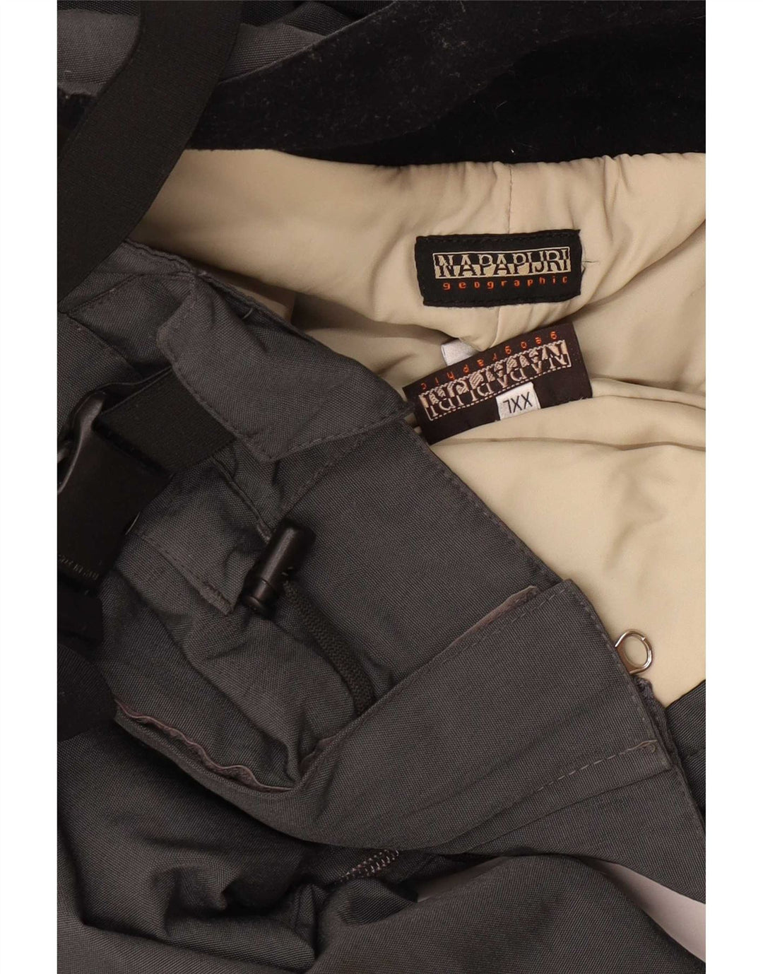 Napapijri Mens Dungarees Ski Trousers 2XL Grey Polyamide