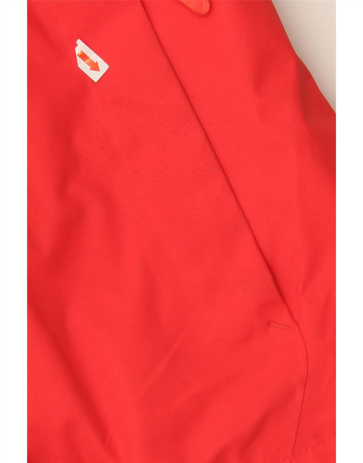JACK WOLFSKIN Womens Oversized Windbreaker Jacket UK 8/10 Small Red