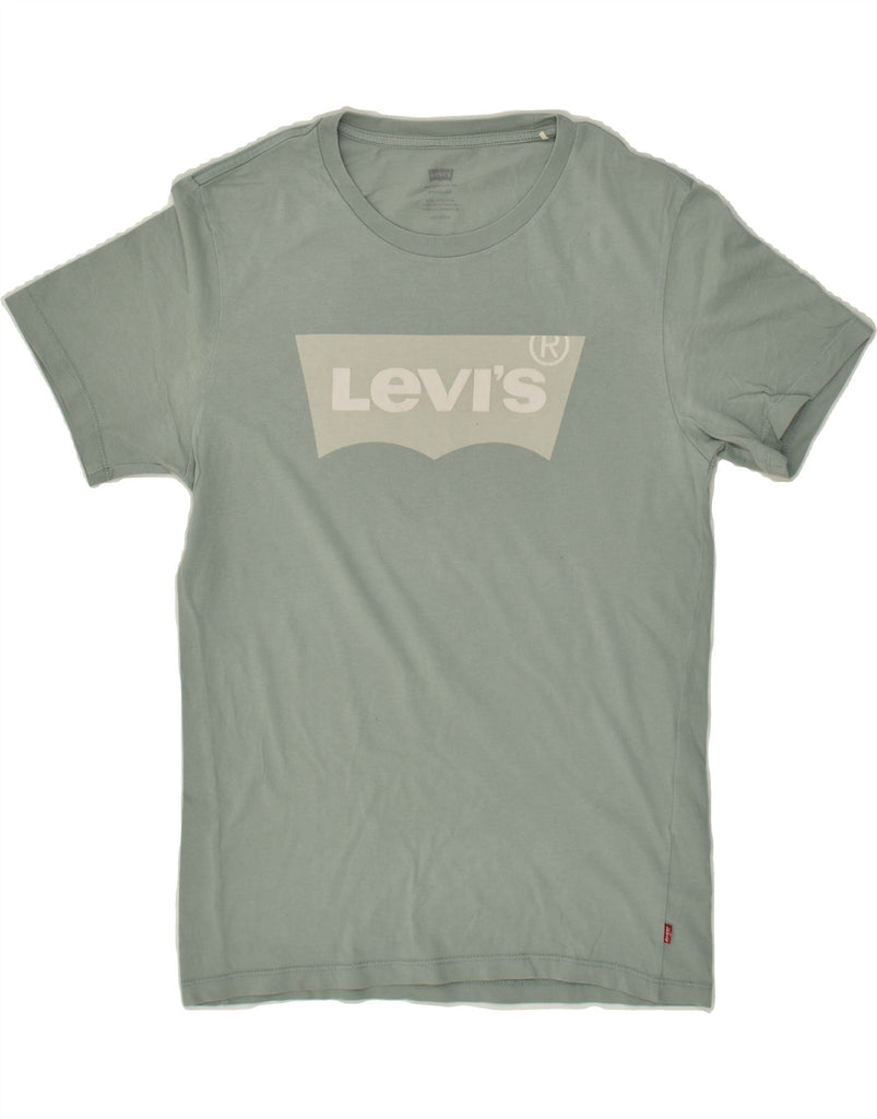 LEVI'S Mens Standard Graphic T-Shirt Top XS Green Cotton | Vintage Levi's | Thrift | Second-Hand Levi's | Used Clothing | Messina Hembry 