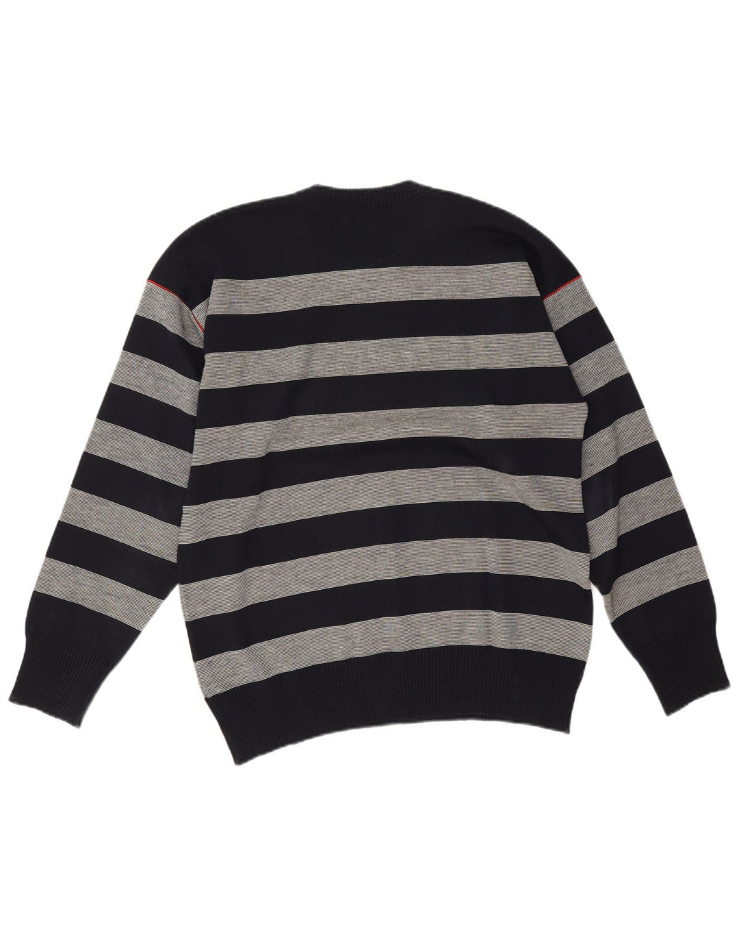 Paul & Shark Mens Crew Neck Jumper Sweater Medium Navy Blue Striped