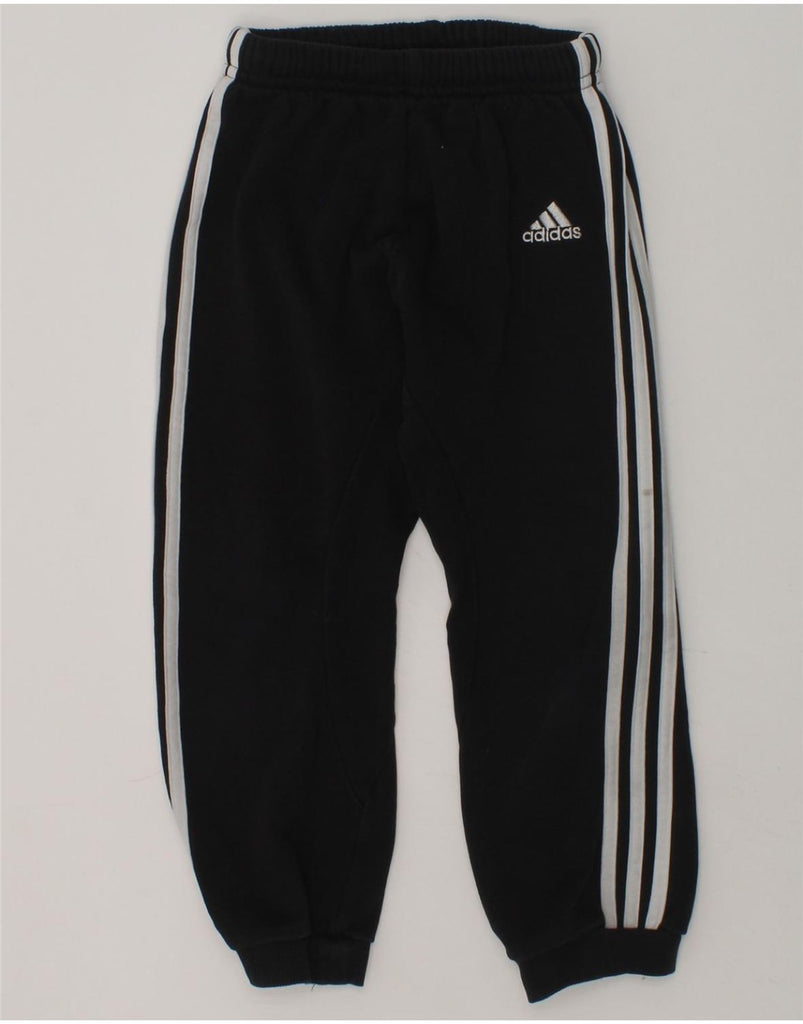 ADIDAS Boys Tracksuit Trousers Joggers 3-4 Years Black Cotton | Vintage Adidas | Thrift | Second-Hand Adidas | Used Clothing | Messina Hembry 