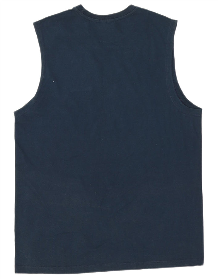 Champion Mens Vest Top XL Navy Blue Cotton