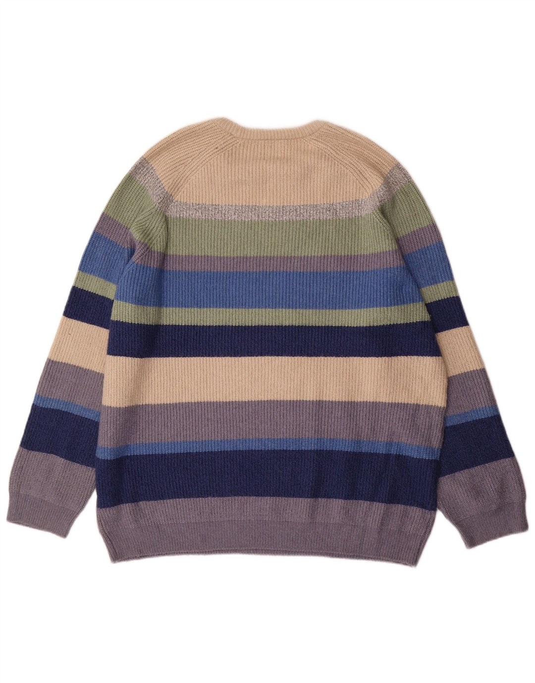 Marks & Spencer Mens Boat Neck Jumper Sweater 2XL Multicoloured Striped