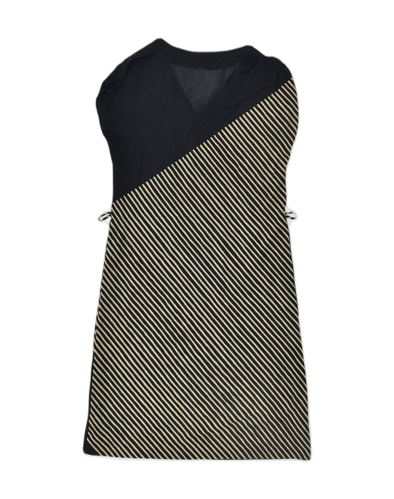 VINTAGE Womens Shift Dress IT 44 Medium Black Colourblock | Vintage | Thrift | Second-Hand | Used Clothing | Messina Hembry 