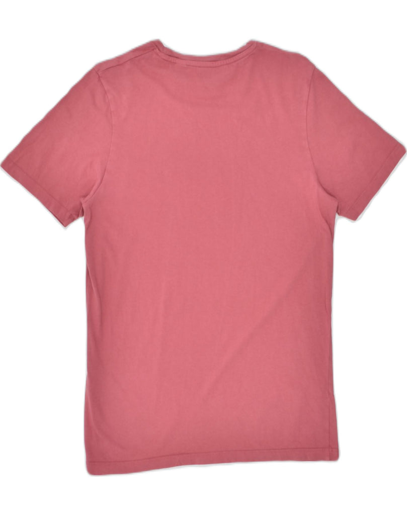 JACK & JONES Mens T-Shirt Top Small Pink Cotton | Vintage | Thrift | Second-Hand | Used Clothing | Messina Hembry 