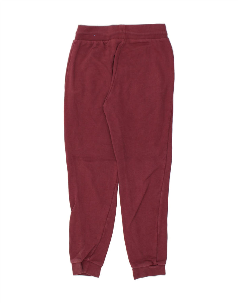 ADIDAS Womens Tracksuit Trousers Joggers UK 8 Small  Burgundy Cotton | Vintage Adidas | Thrift | Second-Hand Adidas | Used Clothing | Messina Hembry 