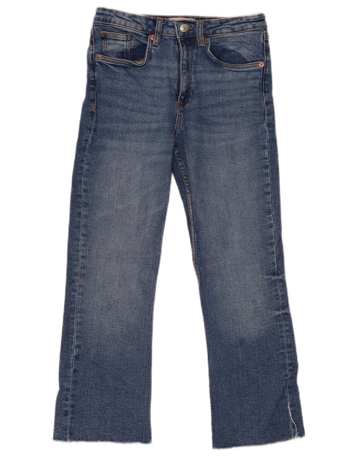 Zara Womens Straight Jeans EU 36 XS W26 L24 Blue