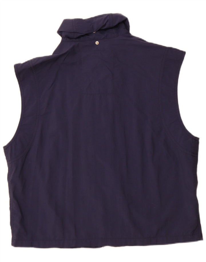 IVY OXFORD Mens Gilet IT 52 XL Navy Blue Nylon