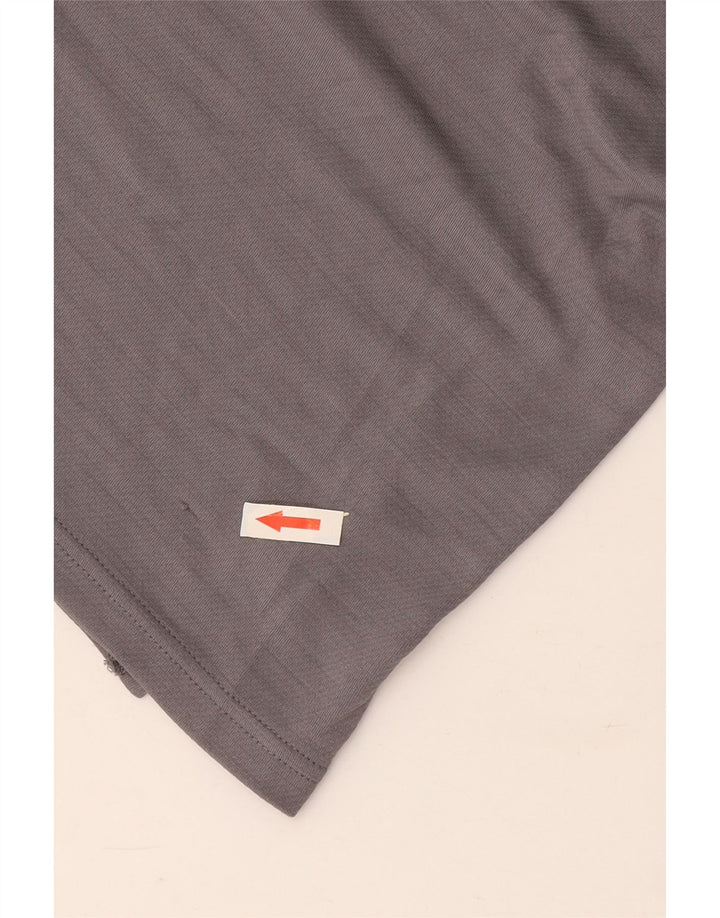 Nike Mens T-Shirt Top Large Grey Polyester