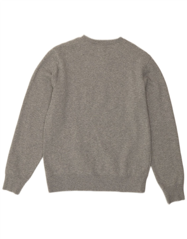 New Balance Mens Sweatshirt Jumper Medium Grey Cotton