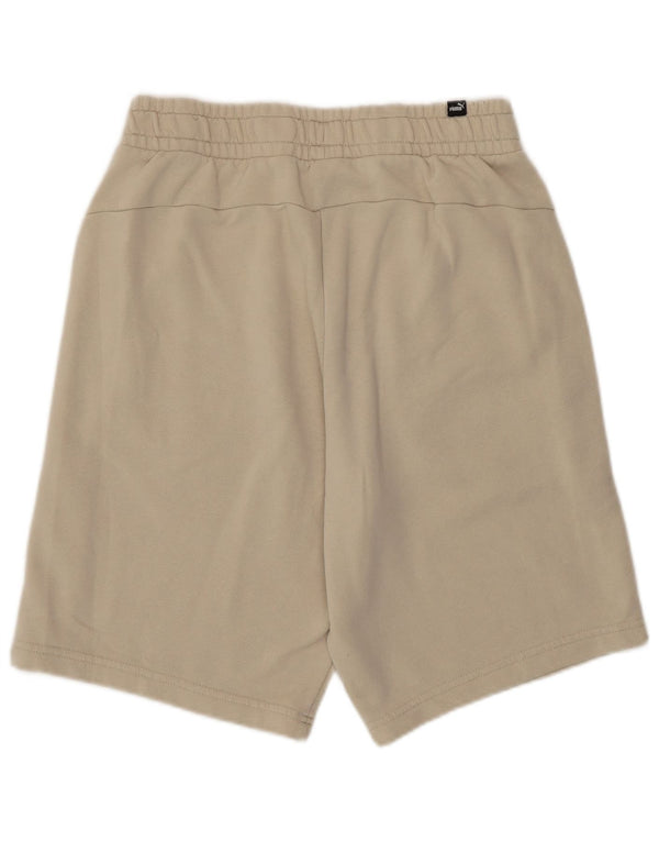Puma Mens Sport Shorts Medium Beige Cotton