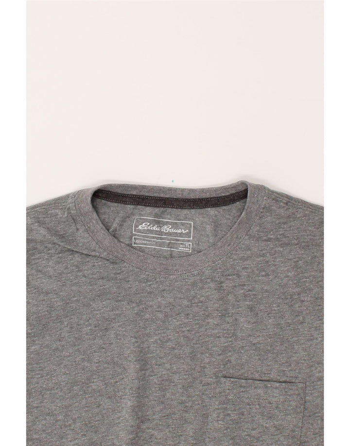 EDDIE BAUER Mens T-Shirt Top Large Grey Cotton Vintage Eddie Bauer and Second-Hand Eddie Bauer from Messina Hembry 