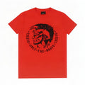 Diesel Mens Graphic T-Shirt Top Small Red
