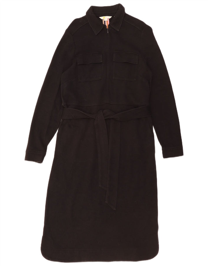 BODEN Womens Jumper Dress UK 14 Medium Black Cotton
