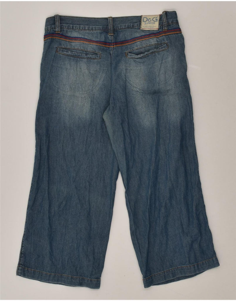 DOLCE & GABBANA Boys Capri Straight Jeans 15-16 Years W30 L20 Blue Cotton | Vintage Dolce & Gabbana | Thrift | Second-Hand Dolce & Gabbana | Used Clothing | Messina Hembry 