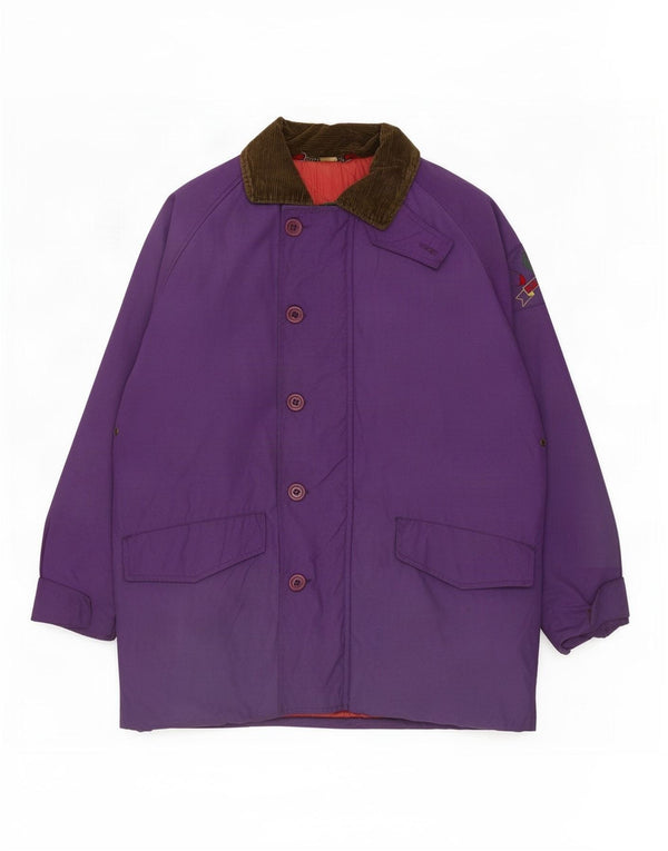 Carrera Mens Loose Fit Windbreaker Jacket UK 36 Small Purple Polyamide