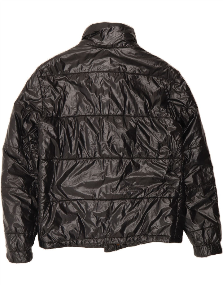 MELTIN' POT Mens Padded Jacket UK 40 Large Black Nylon Vintage Meltin' Pot and Second-Hand Meltin' Pot from Messina Hembry 