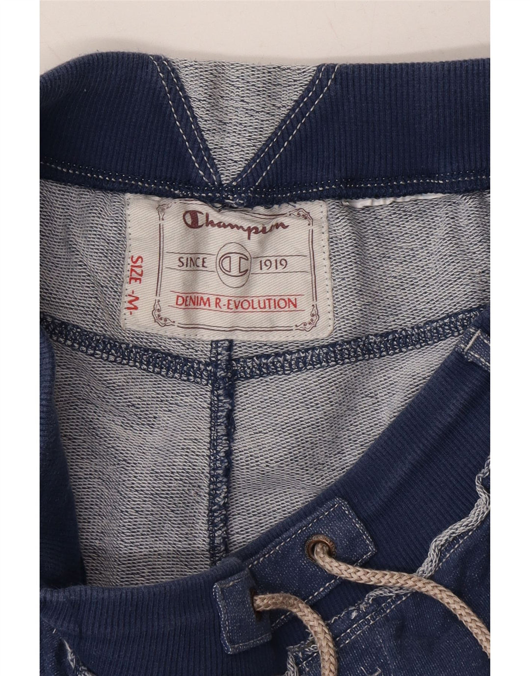 CHAMPION Womens Tracksuit Trousers UK 14 Medium Navy Blue Cotton Vintage Champion and Second-Hand Champion from Messina Hembry 