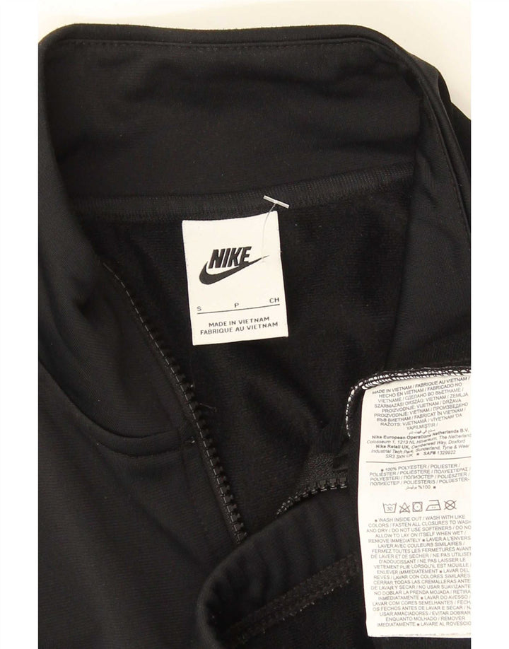 Nike Mens Tracksuit Top Jacket Small Black Polyester