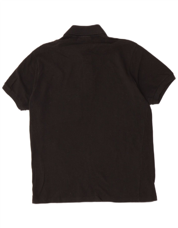 Lacoste Mens Classic Fit Polo Shirt Size 4 Medium Black Cotton