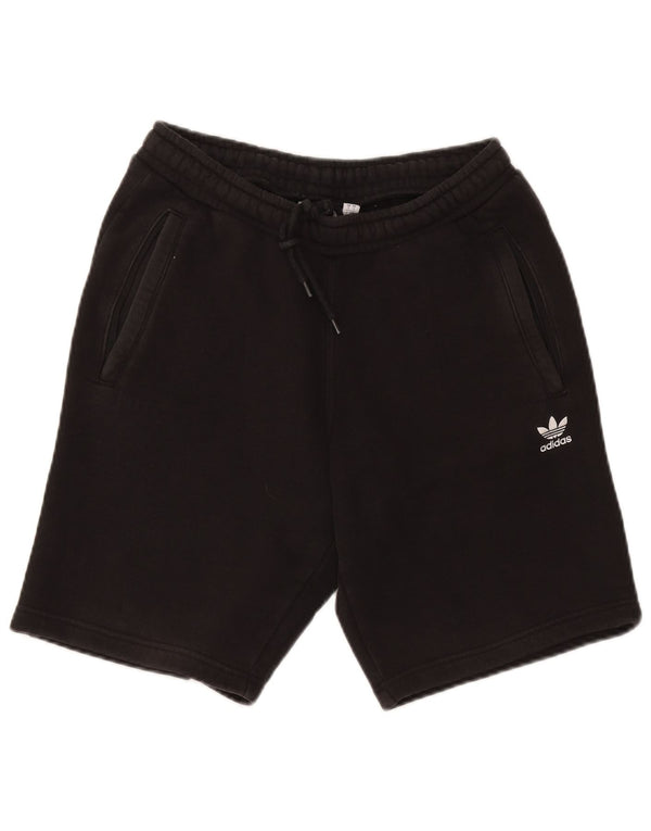 Adidas Mens Sport Shorts Small Black Cotton