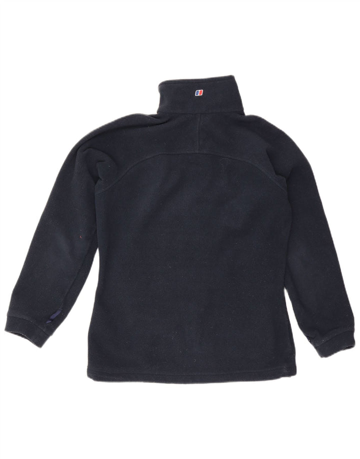 Berghaus Womens Liner Fleece Jacket UK 12 Medium Navy Blue