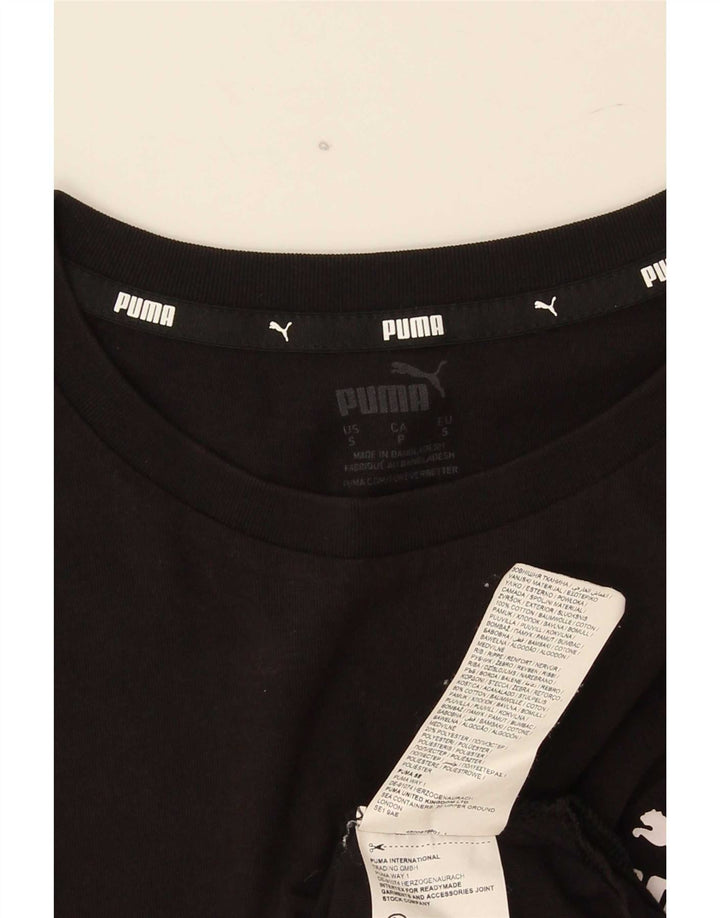 Puma Mens Vest Top Small Black Cotton
