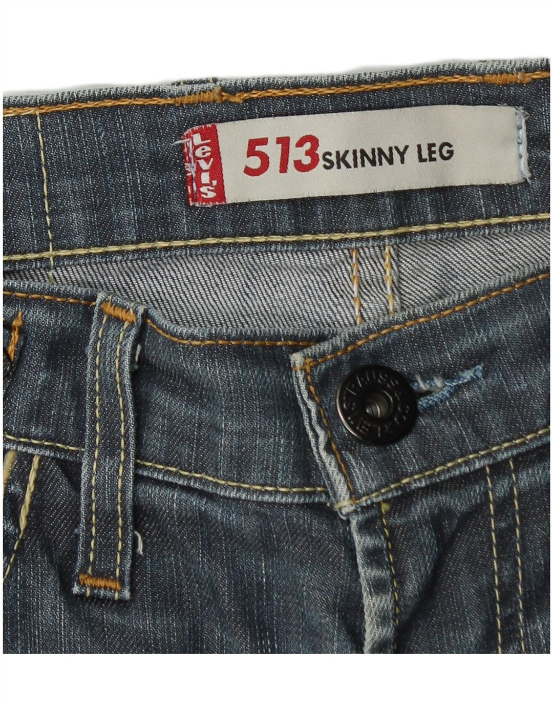 LEVI'S Womens 513 Skinny Jeans W32 L35 Blue
