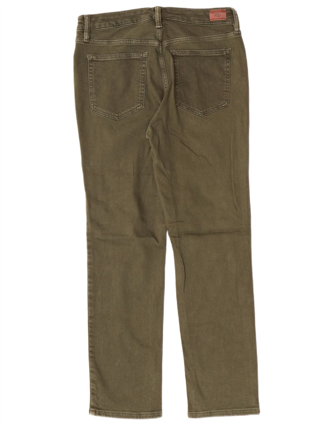 RALPH LAUREN Womens Straight Jeans US 6 Medium W28 L26  Khaki Cotton