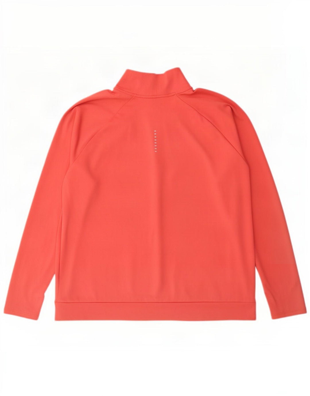 Nike Womens Dri Fit Zip Neck Pullover Tracksuit Top UK 18 XL Pink Polyester