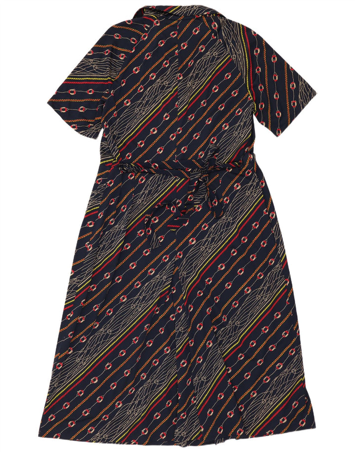Persona Womens Plus Size A-Line Dress Size 27 XL Navy Blue Polyamide