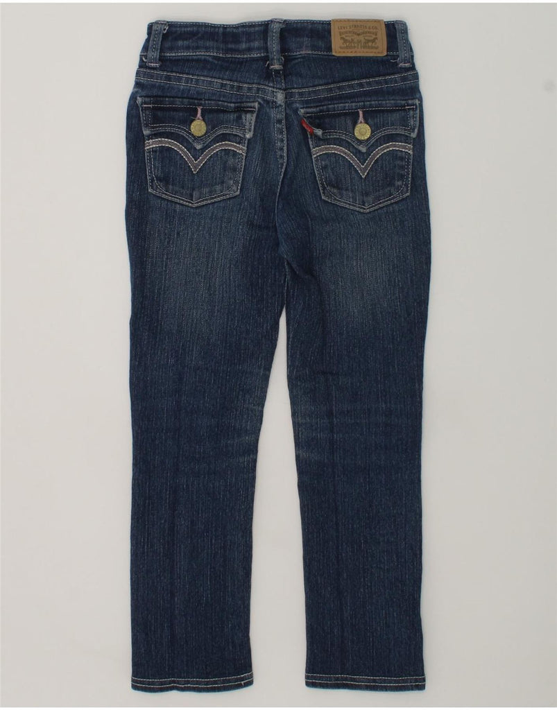 LEVI'S Girls 711 Skinny Jeans 4-5 Years W20 L18 Blue Cotton | Vintage Levi's | Thrift | Second-Hand Levi's | Used Clothing | Messina Hembry 