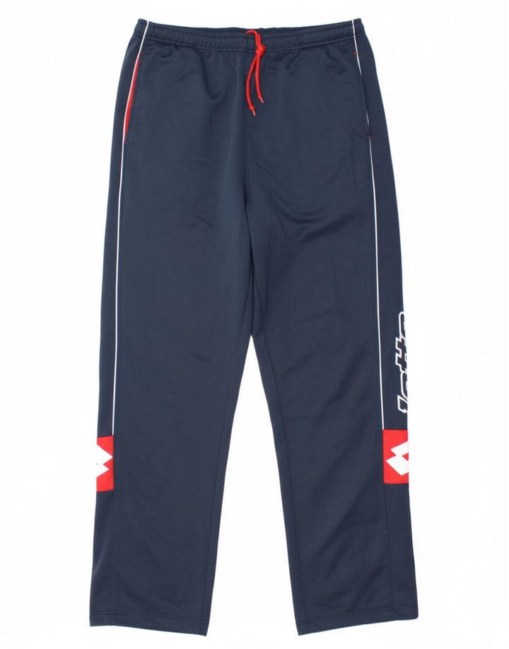 LOTTO Mens Graphic Tracksuit Trousers Large  Blue